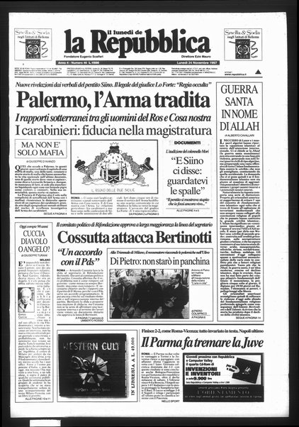 Il lunedì de La repubblica